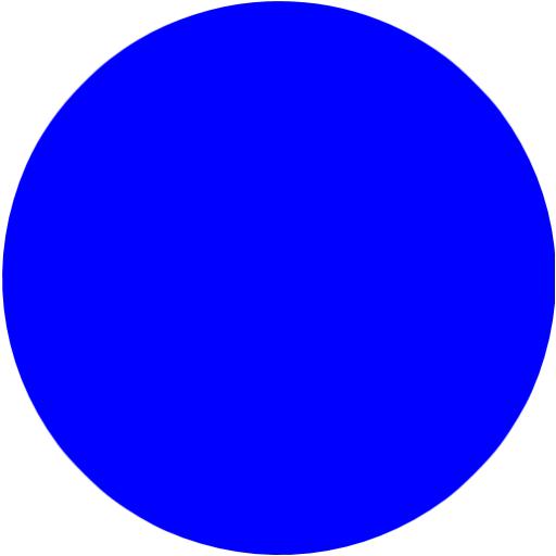 Blue circle icon - Free blue shape icons