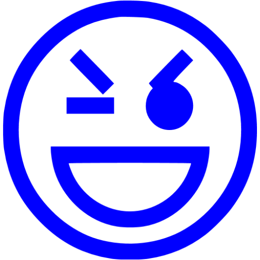 Blue Emoticon 26 Icon Free Blue Emoticon Icons