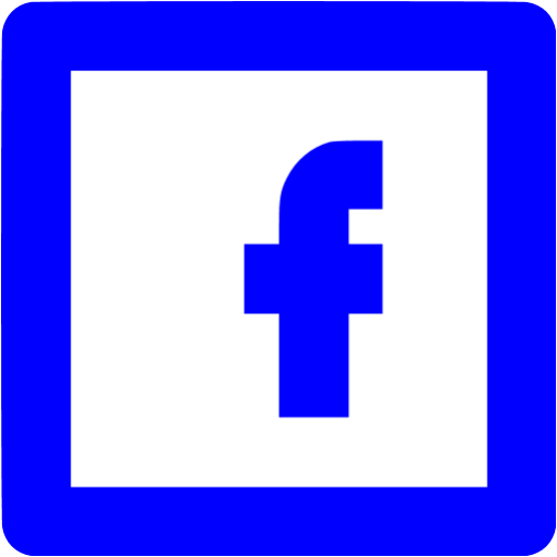 Blue facebook 8 icon - Free blue social icons