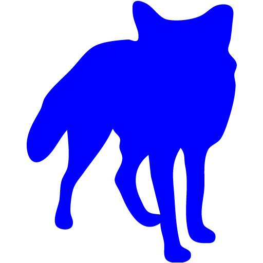 Blue fox icon - Free blue animal icons Blue fox icon - Free blue animal icons