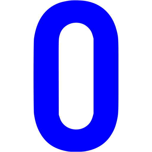 Blue letter o icon - Free blue letter icons