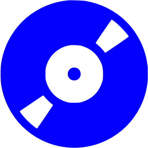 Vinyl Blue Icon - Vinyl Icons 