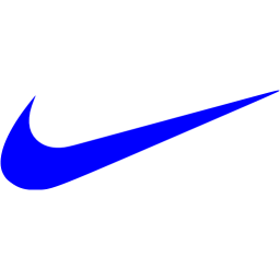 Blue nike icon - Free blue site logo icons