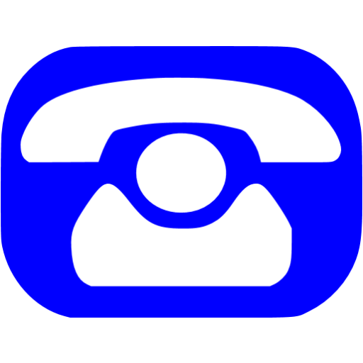 blue phone icon blue phone icon