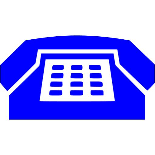 blue phone icon blue phone icon