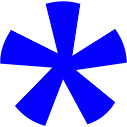 Blue star 25 icon - Free blue star icons