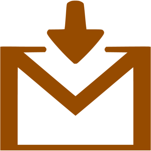 Brown Gmail Login Icon Free Brown Mail Icons