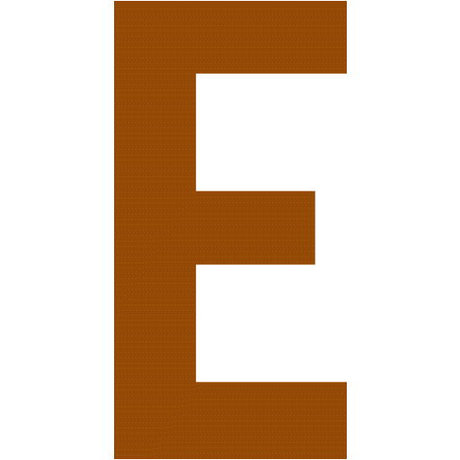 Brown letter e icon Free brown letter icons