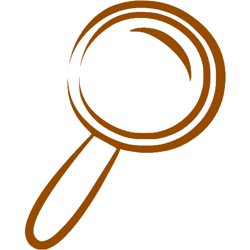 Brown search 8 icon - Free brown search icons