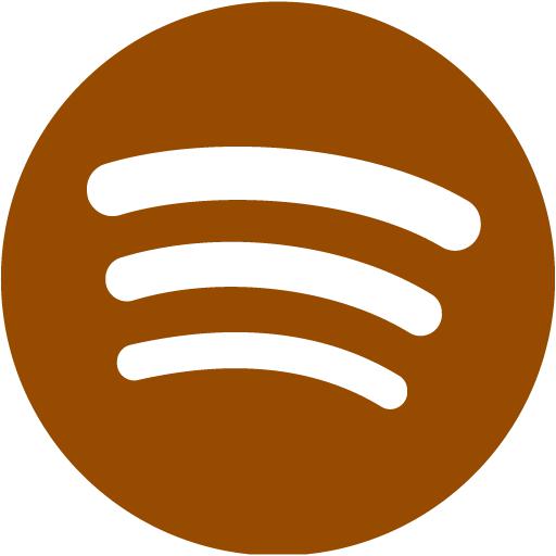 Brown spotify icon - Free brown site logo icons