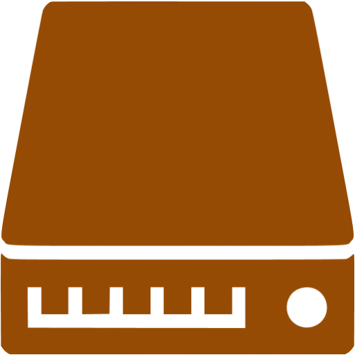 Brown ssd icon - Free brown computer hardware icons