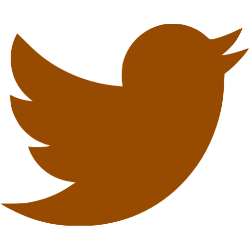 Brown Twitter Icon Free Brown Social Icons