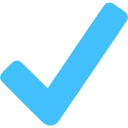 Caribbean blue checkmark icon - Free caribbean blue check mark icons