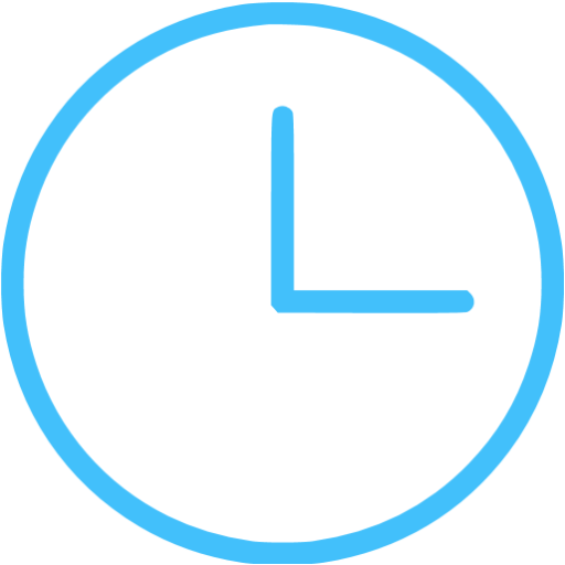 43+ Blue Clock Icon Png Images