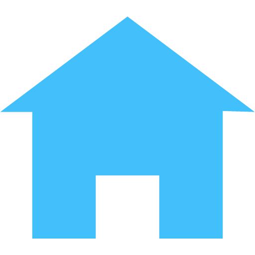 Caribbean blue home 7 icon - Free caribbean blue home icons