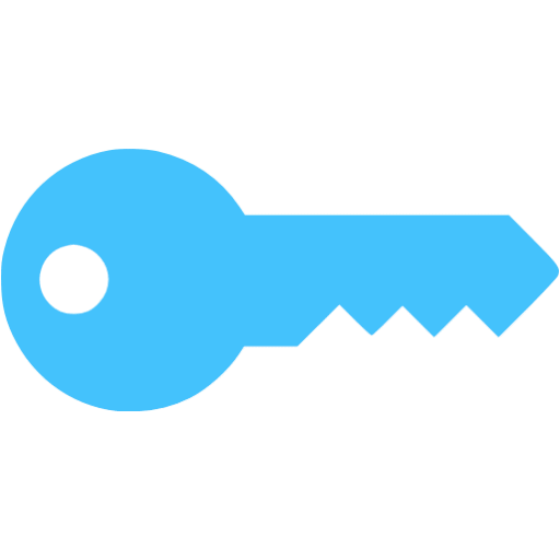 Blue key