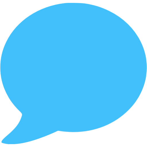 Caribbean blue speech bubble icon - Free caribbean blue speech bubble icons