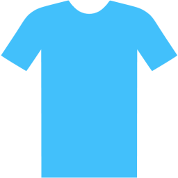 Caribbean blue t shirt icon - Free caribbean blue clothes icons