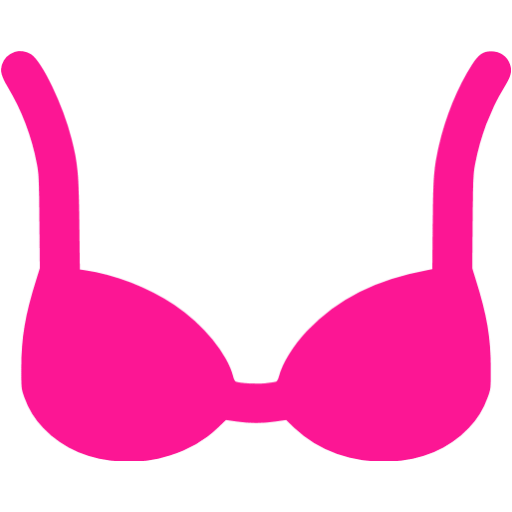 Deep pink bra icon - Free deep pink clothes icons