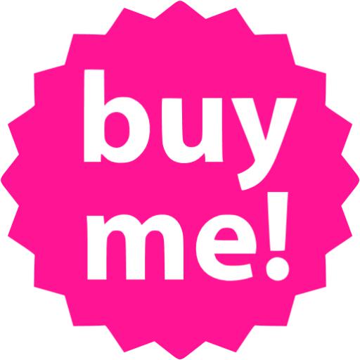 Deep pink buy me badge icon - Free deep pink badge icons