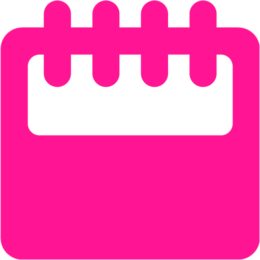 Deep Pink Calendar 11 Icon Free Deep Pink Calendar Icons