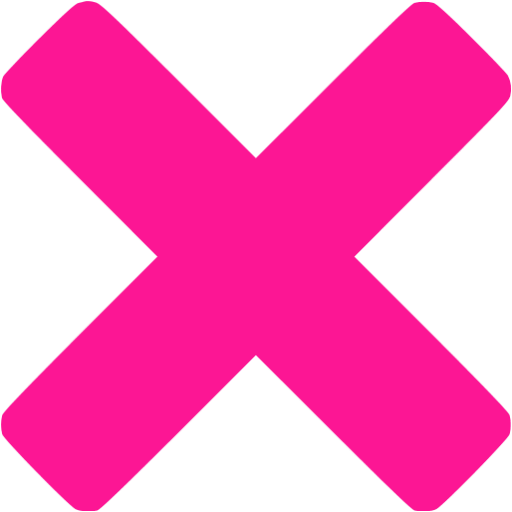 Deep pink delete 2 icon - Free deep pink delete icons