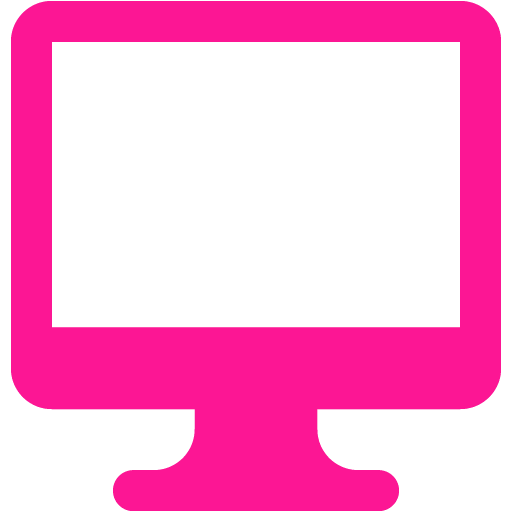 Deep pink desktop 2 icon - Free deep pink desktop icons