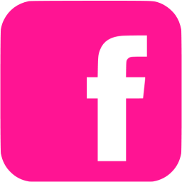 Deep pink facebook 6 icon - Free deep pink social icons