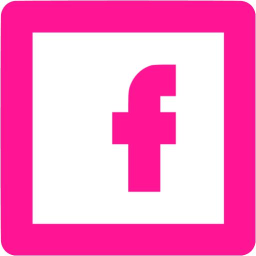 Deep pink facebook 8 icon - Free deep pink social icons