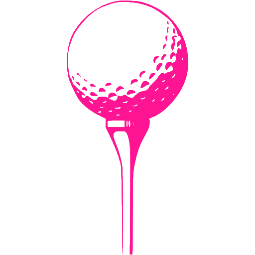 Deep pink golf icon - Free deep pink sport icons