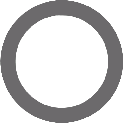 Dim gray circle outline icon - Free dim gray shape icons