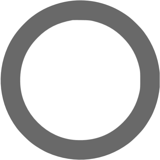Dim gray circle outline icon - Free dim gray shape icons