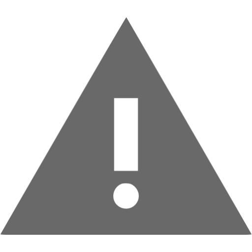 Dim gray warning 5 icon - Free dim gray warning icons