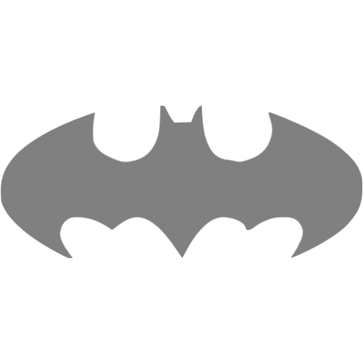 Gray batman 24 icon - Free gray batman icons
