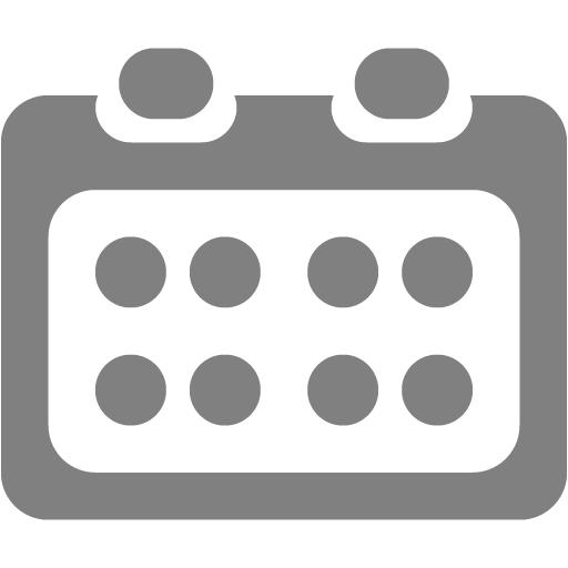 Gray calendar 4 icon Free gray calendar icons