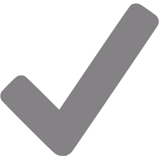 Gray checkmark icon - Free gray check mark icons