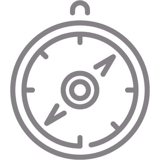 Gray compass 2 icon - Free gray compass icons