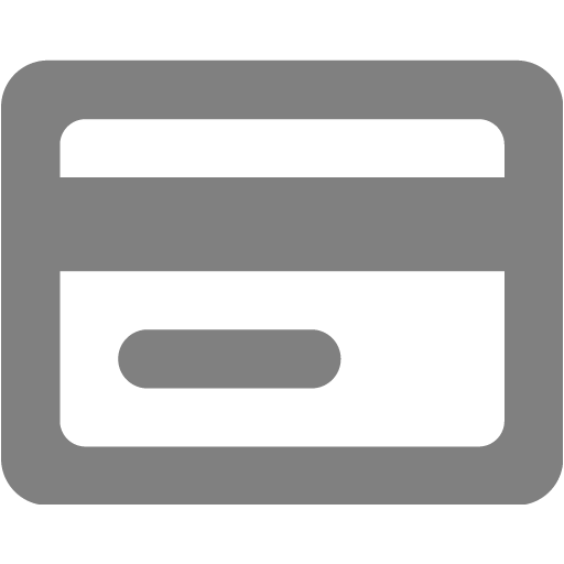 Gray credit card 7 icon - Free gray credit card icons