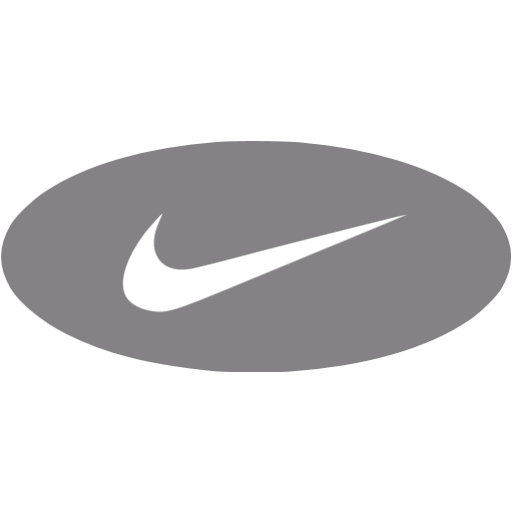 Gray nike 3 icon - Free gray site logo icons