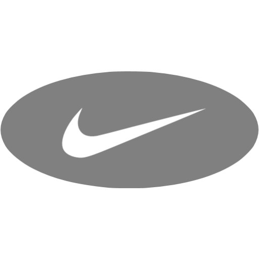 Gray nike 3 icon - Free gray site logo icons