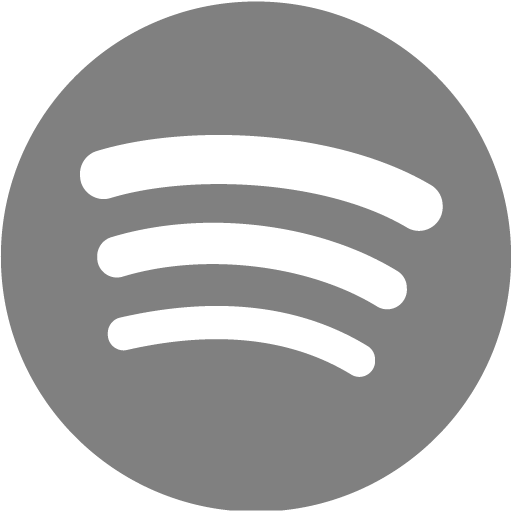 Gray Spotify Icon Free Gray Site Logo Icons