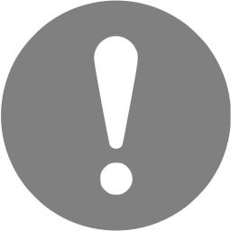 Gray warning 3 icon - Free gray warning icons