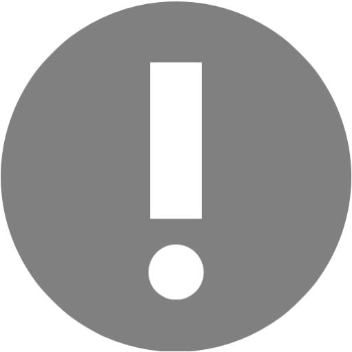 Gray warning icon - Free gray warning icons