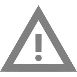 Gray warning 6 icon - Free gray warning icons