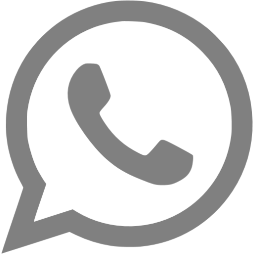 Gray Whatsapp Icon Free Gray Site Logo Icons