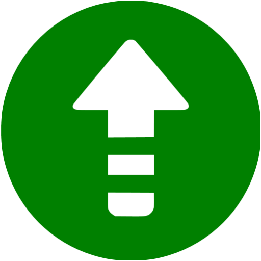 Green Arrow Up 5 Icon Free Green Arrow Icons