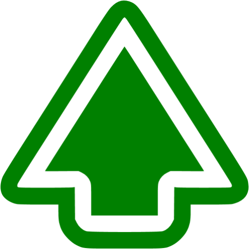 green up arrow icon