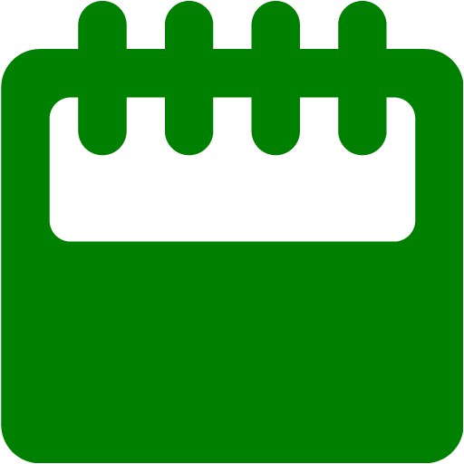 calendar icon green