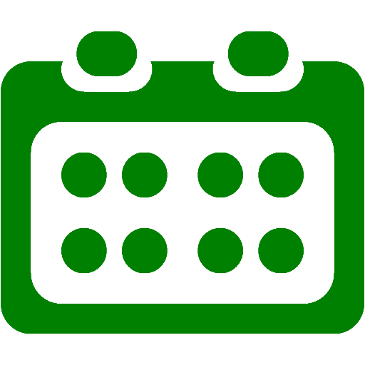calendar icon green