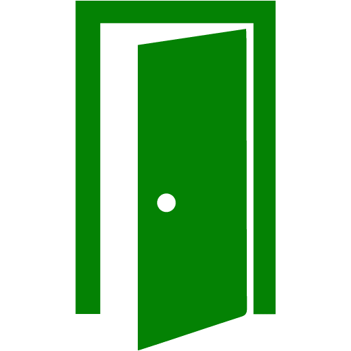 Открытая дверь символ